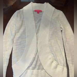 Lilly Pulitzer “Resort White" Amalie Cardigan Sweater - Size XS